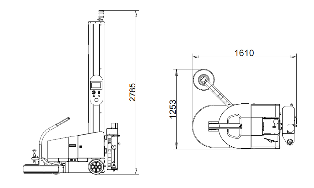 BestPack MS300-95 mobile stretch wrapper